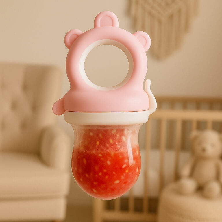 Porta Fruta Chupeta Alimentação Silicone Bebê B