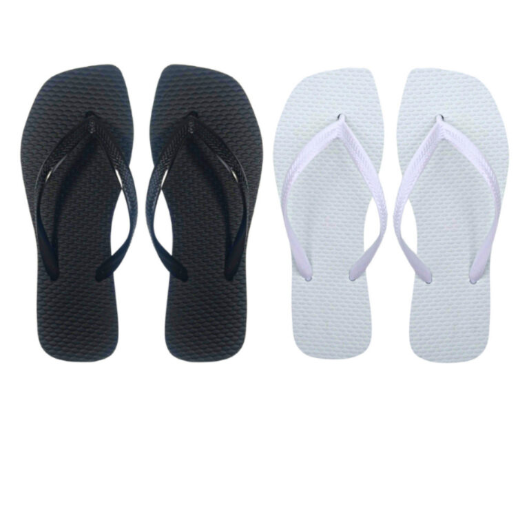 kit 2 Pares Sandália Chinelo Feminino de Borracha