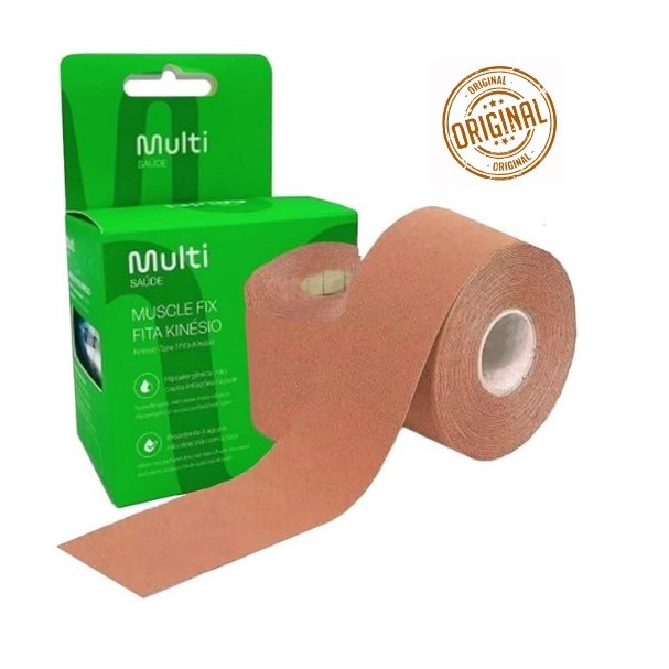 Fita Kinesio Bandagem Funcional Elástica 5cmx5m M