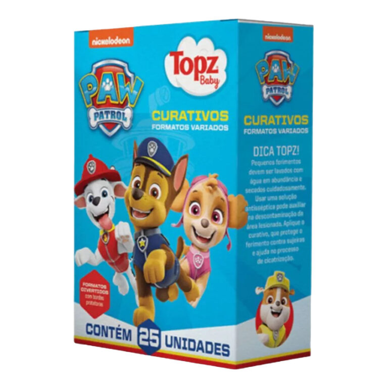 Curativos Patrulha Canina 25 Unidades Formatos Div