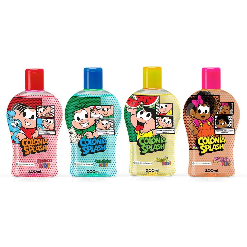 Colônia Infantil Splash Turma Da Mônica Cia Da Natureza 200 ml