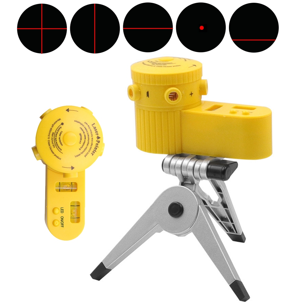 Nível Laser Giratório 360. Com Tripé Nivelador Multifuncional Profissional Piso Teto 5 Modos