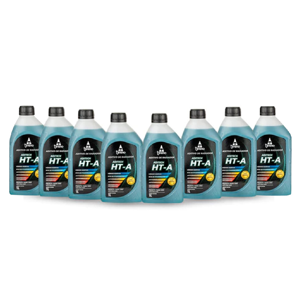 KIT 8 Aditivo Tirreno Ht-a 35a 1l Azul Asiático Pronto Uso