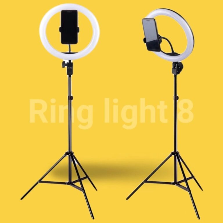 Ring Light Iluminador 8 Polegadas Com Tripé De 2.