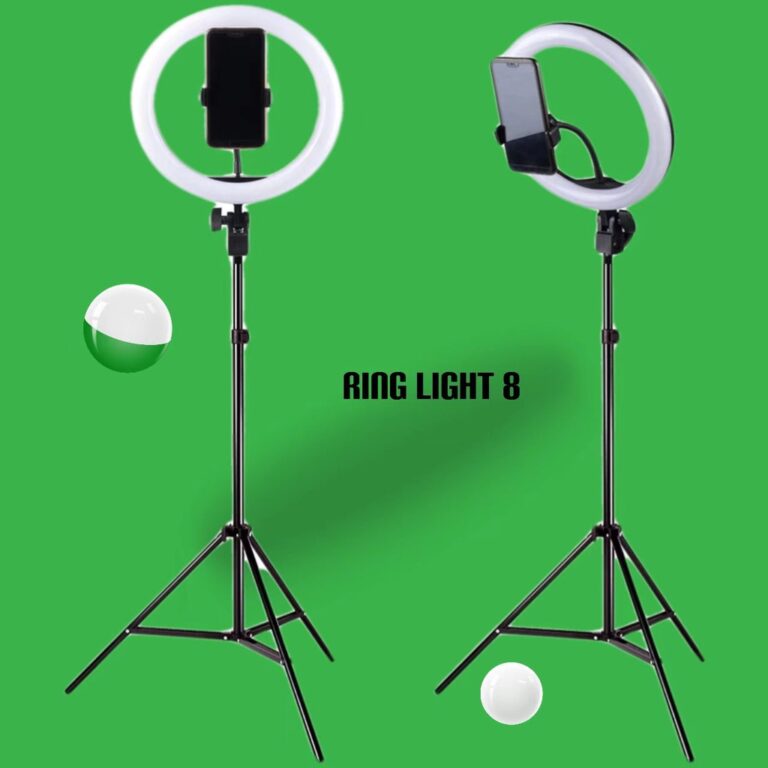 Ring Light Iluminador 8 Polegadas Com Tripé De 2.