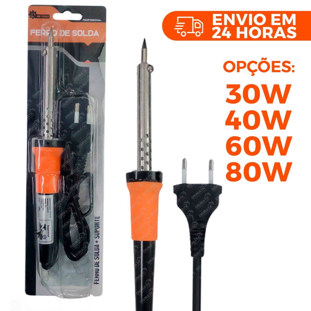 Ferro de Solda 30w 40w 60w 80w 110v 220v Profissional INMETRO
