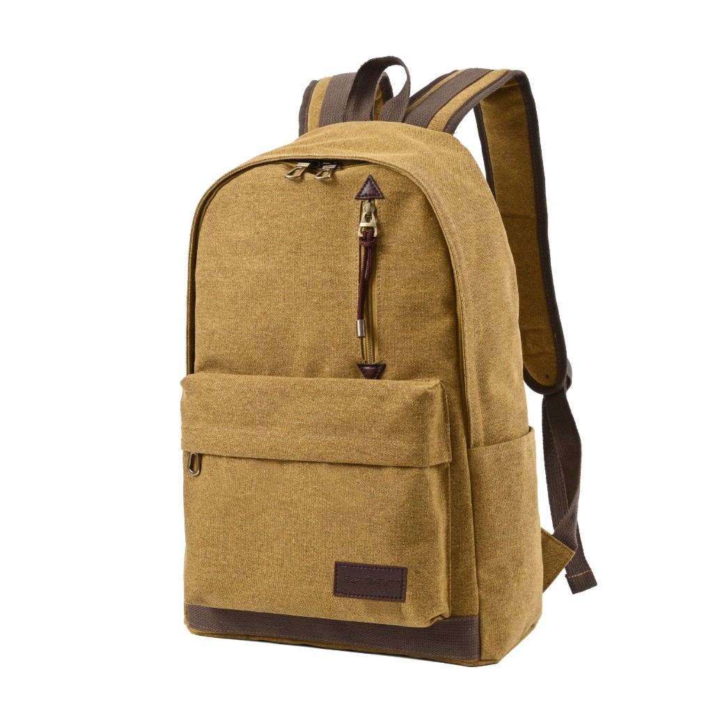 Mochila de Lona Canvas Reforçada Trabalho Passeio Viagem – SKEET