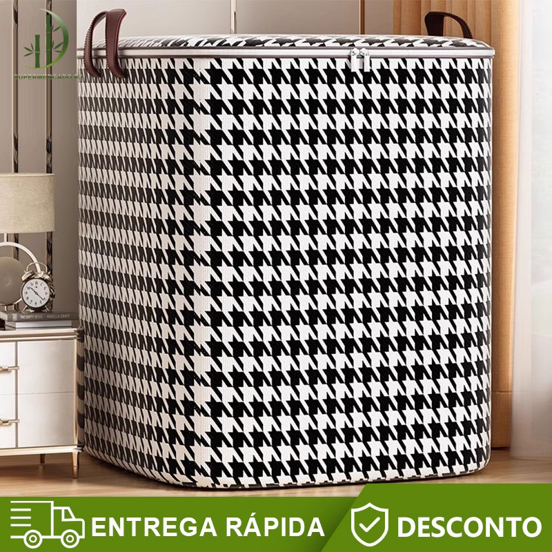 110L/140L/180L Caixa Multifuncional De Armazenamento De Grande Capacidade Para Colchas E Roupas Domé