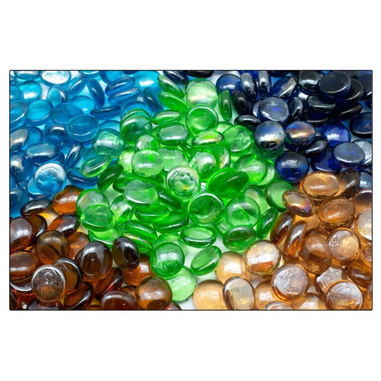 300g Gema de Vidro Pedra p/ Vaso Aquarío Artesana