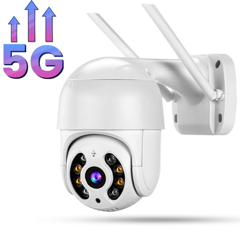 Câmera externa 5g a prova Dágua Ip Wifi -5Ghz  Infravermelho Alarme sensor de movimento app yoosee