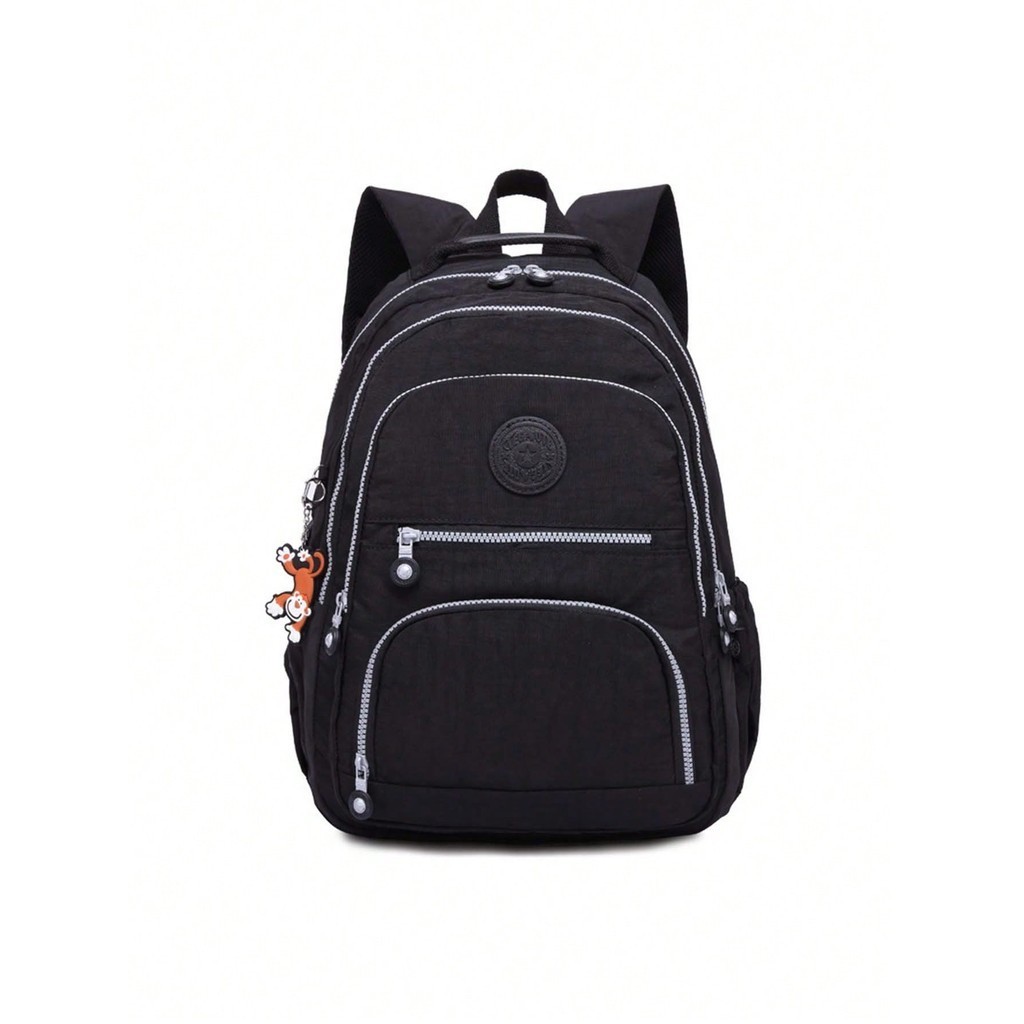 Mochila de náilon repelente de água de grande capacidade simples e leve bolsa de computador bolsa es
