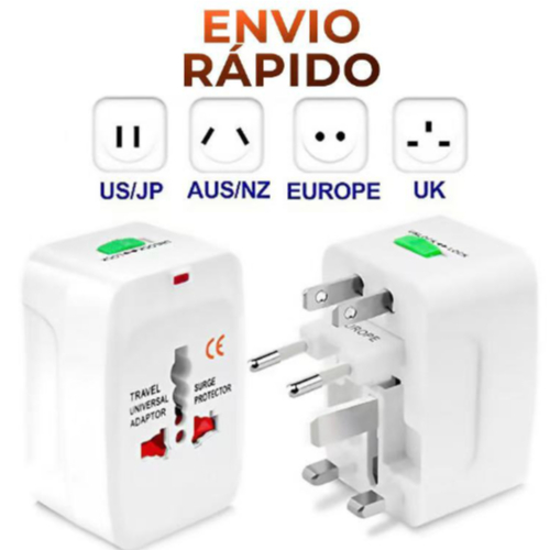 Adaptador conversão universal tomada global conve