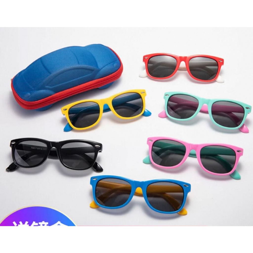 KIT2 Óculos de Sol Infantil Kids Menino Menina W1 MODA