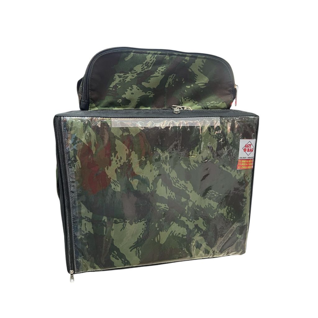 Mochila Delivery AGT BAG/ isopor laminado/ com nylon reforçado camuflada