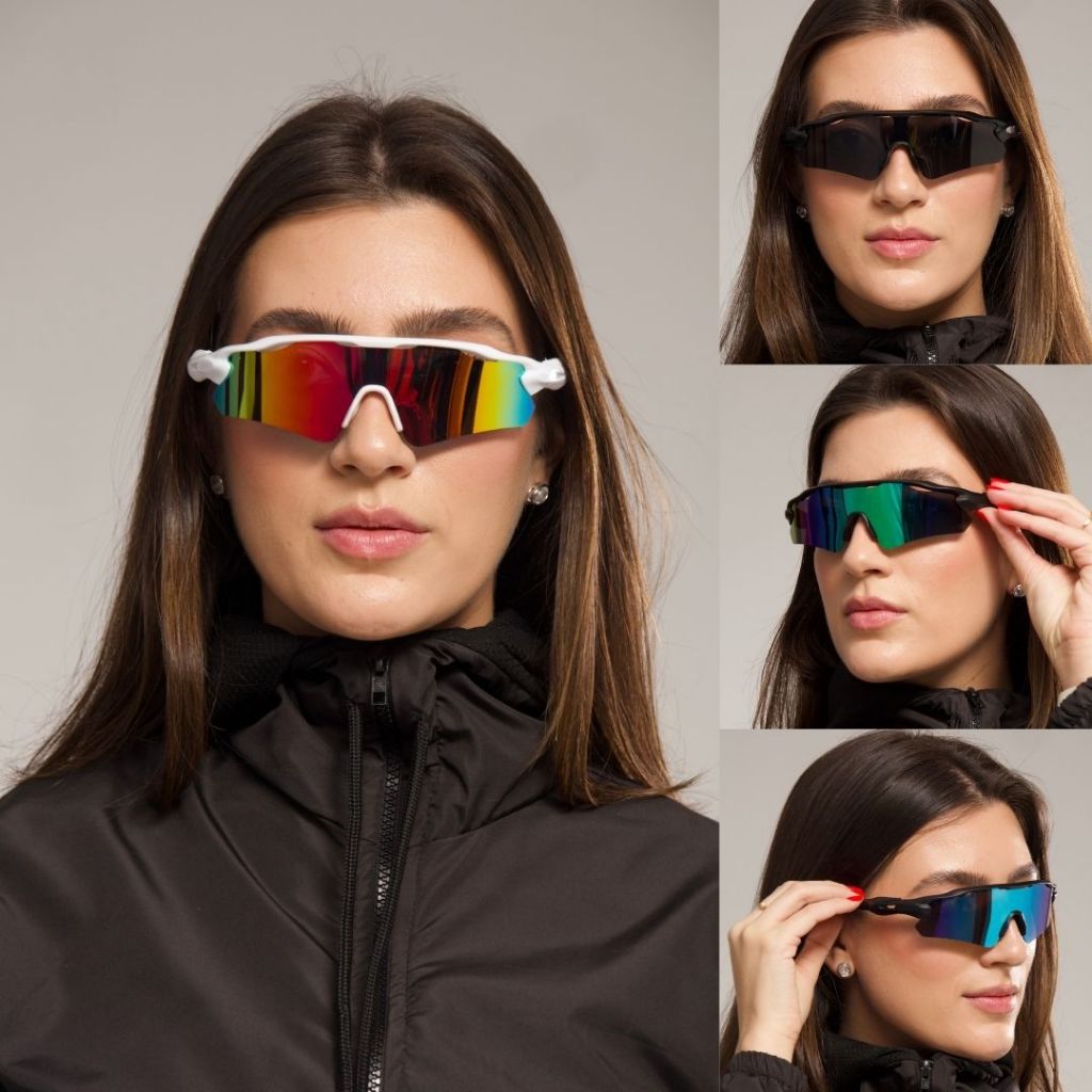Óculos Esportivos Feminino Proteção Uv TR90