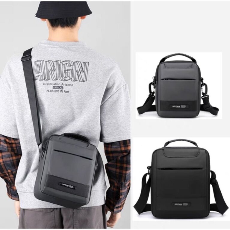 Bolsa Tiracolo Masculina De Mão Alta Capacidade M
