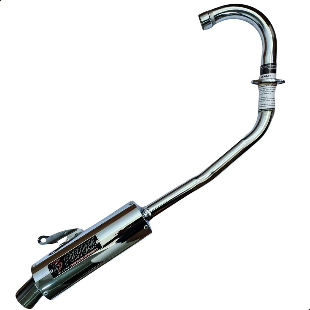 Escapamento Titan Fan 150 Esd 2004 2008 Mini Turbo Fortuna