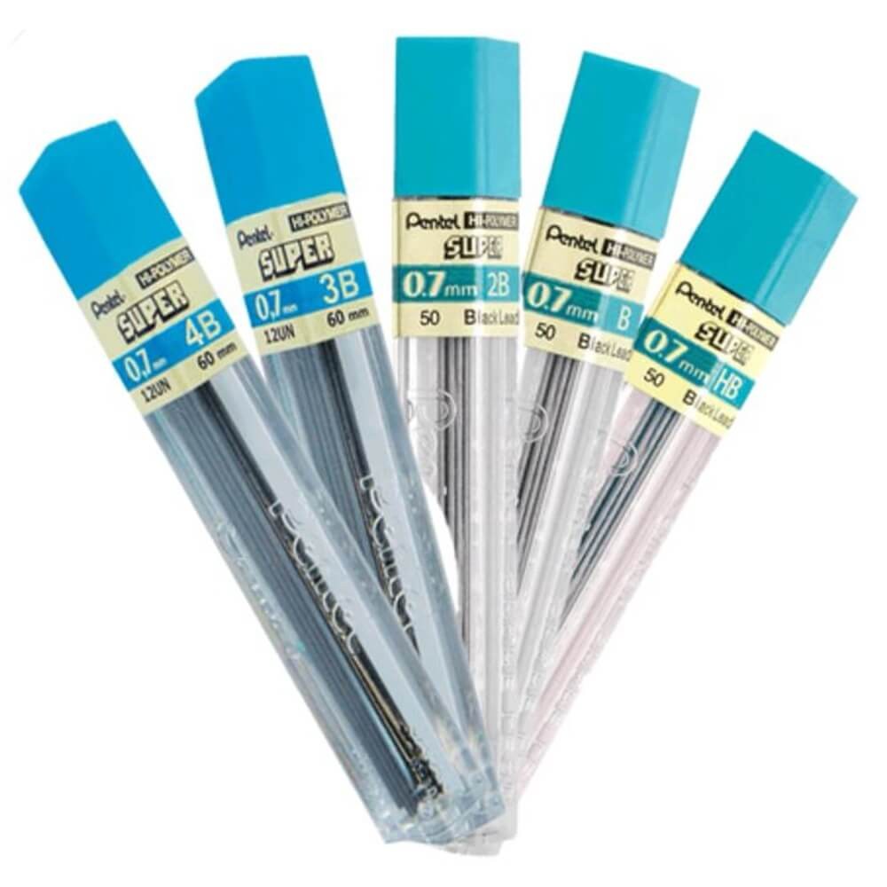 Grafite 0.7mm Hi Polymer Super – Pentel