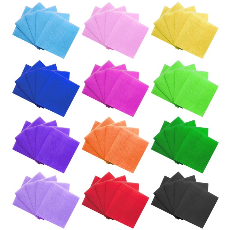 Guardanapos De Papel Coloridos 100 Unidades