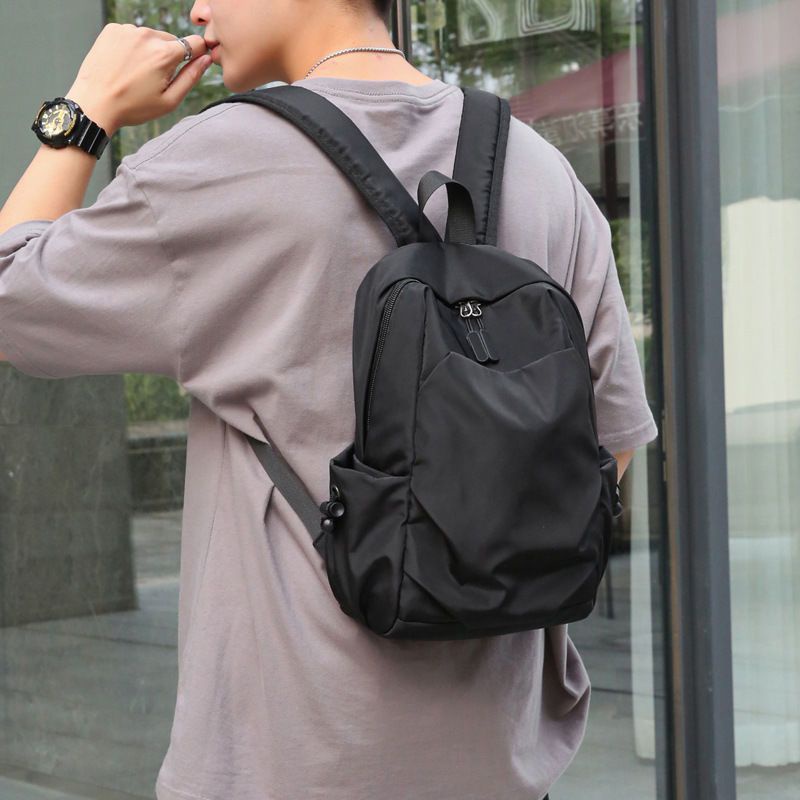 Mini Mochila Masculina Pequena Moda Leve Bolsa Escolar Repelente De Água Simples De Lazer Viagem Uni