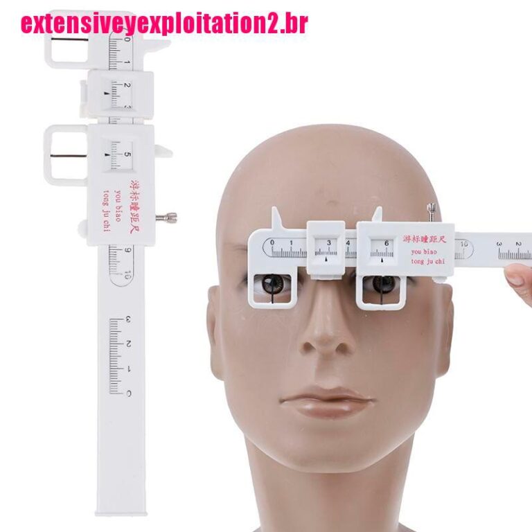1X Régua De Medição Óptica Vernier PD Pupil Di