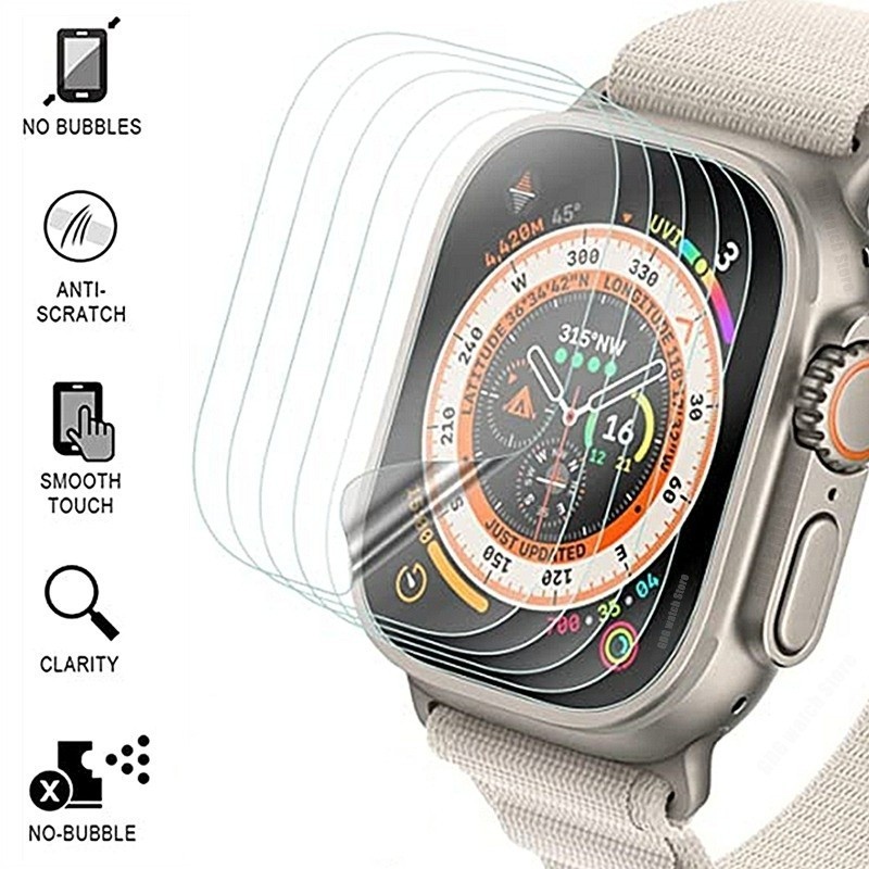 KIT Película de Smartwatch Gel TPU Apple watch ultra 49mm iwatch 7 8 41mm 45mm