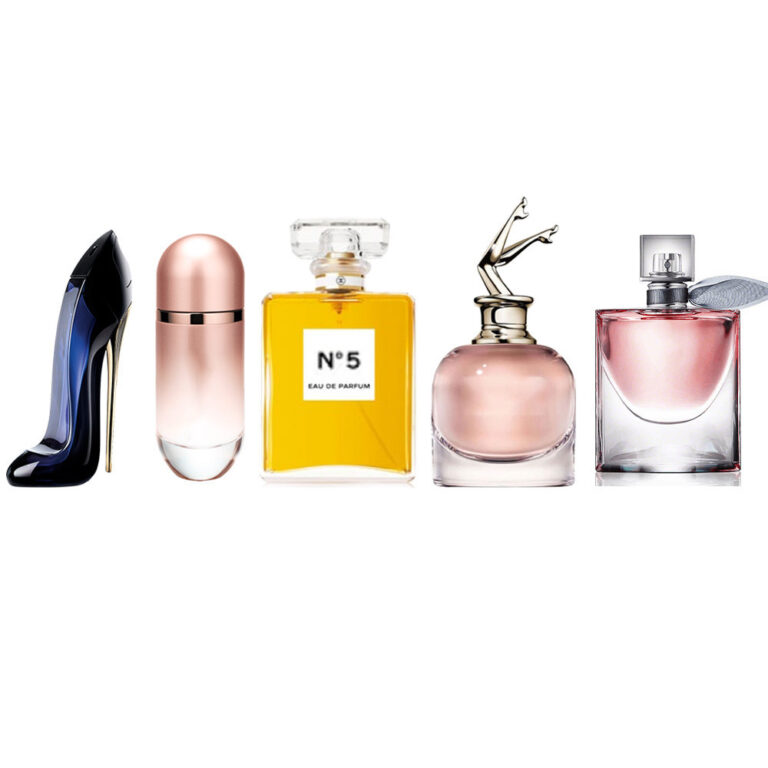KIT 5 PERFUMES FEMININOS IMPORTADOS