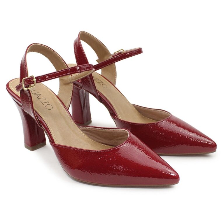Sapato Scarpin Feminino Bico Fino Salto Alto Confo