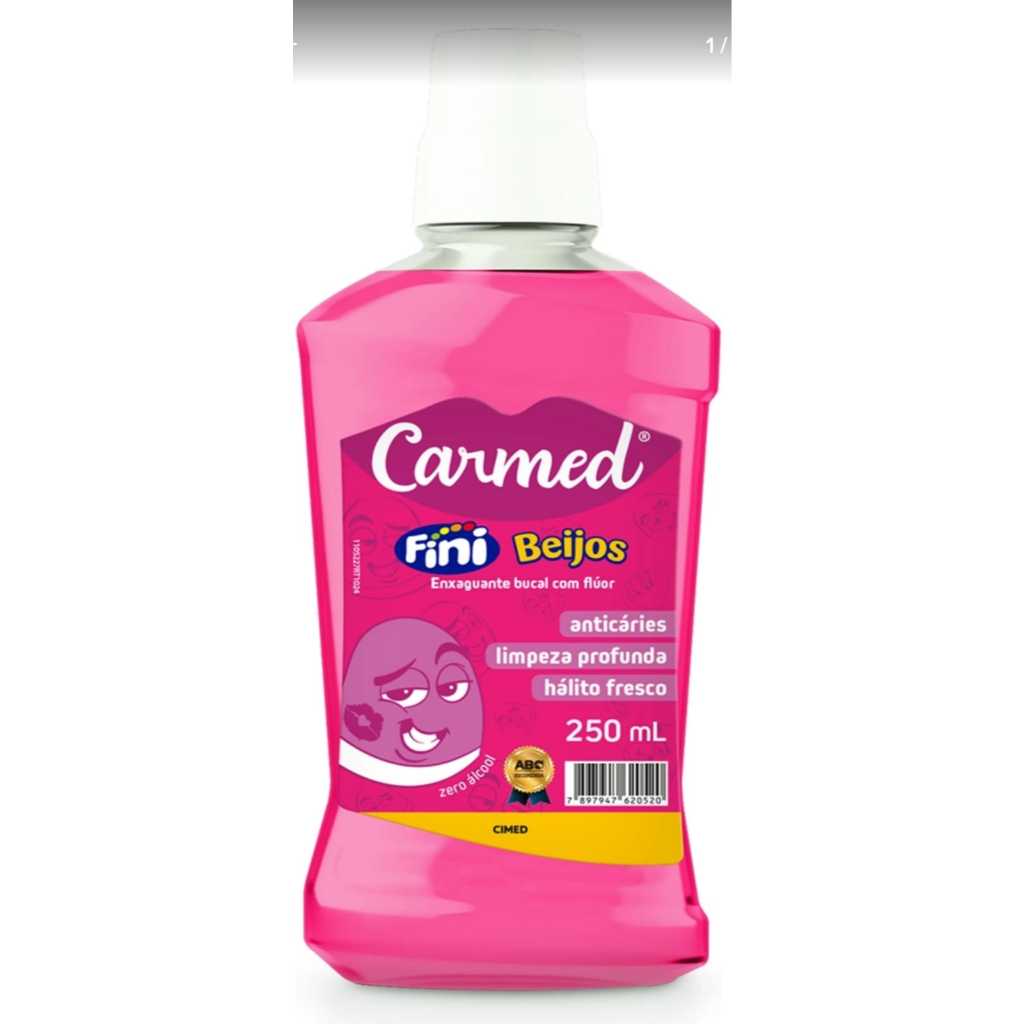 Enxaguante Bucal Carmed Beijos 250ml