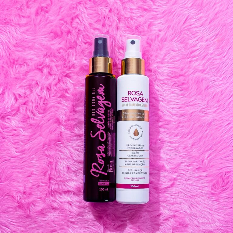 Óleo + Ácido Rosa Selvagem Clareador de Manchas 