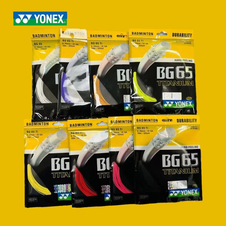 Yonex Badminton Corda De Raquete Bg65 BG-65ti (0.7