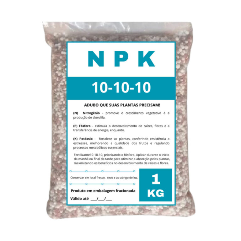 Adubo Fertilizante NPK 10 10 10 Para Frutas, Flore