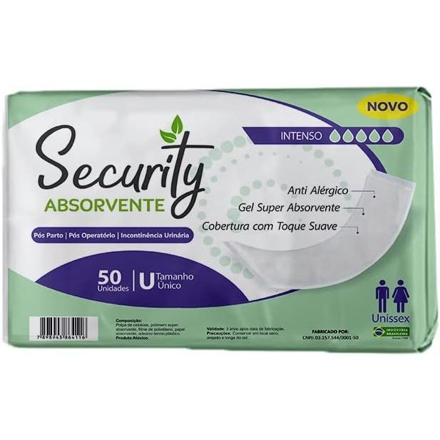 Absorvente Geriátrico Adulto Security  Kit Econô