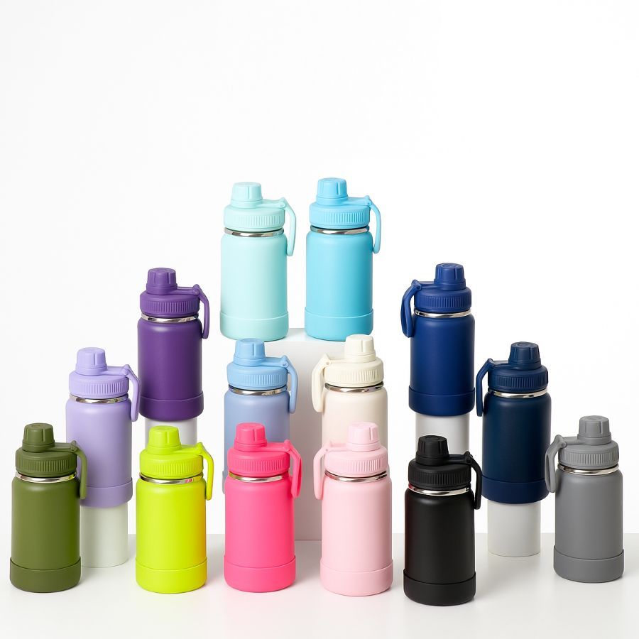 Garrafa Térmica TR-015 350ml Capa Protetora Silicone