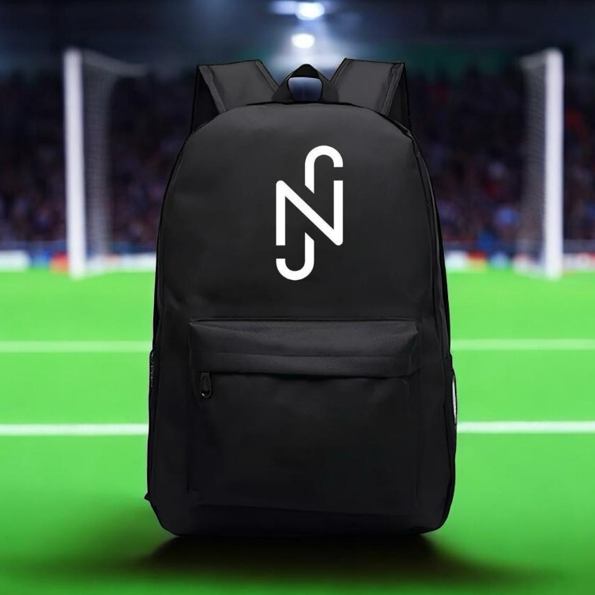 Mochila Bolsa Escolar Neymar Grande Reforçada 2 Bolso Lateral