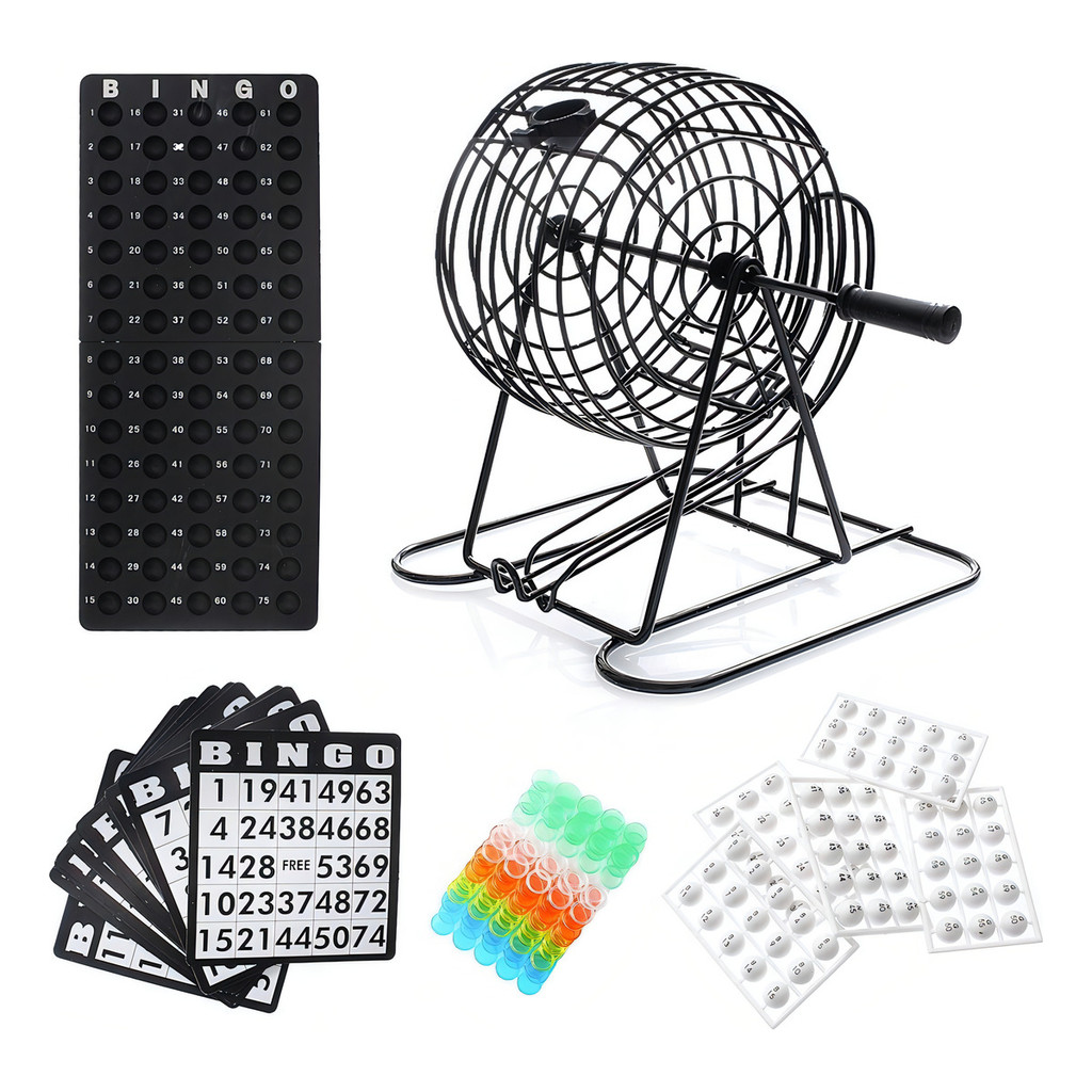 Jogo De Bingo Completo Metal Brinquedo