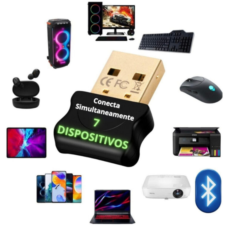 Adaptador Bluetooth 5.1 Usb Dongle Original P/ Pc 