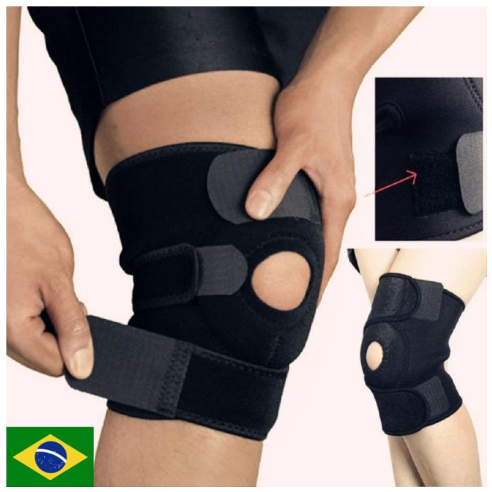 Joelheira Compressão Ortopedica Articulada Apoio 