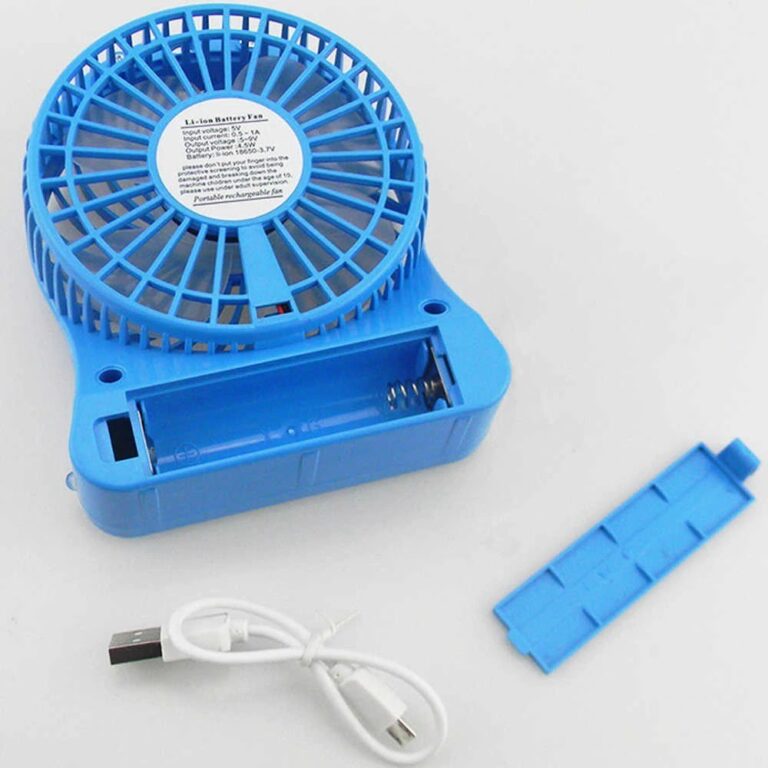 Mini Ventilador Portátil Usb Recarregável 3 Velo