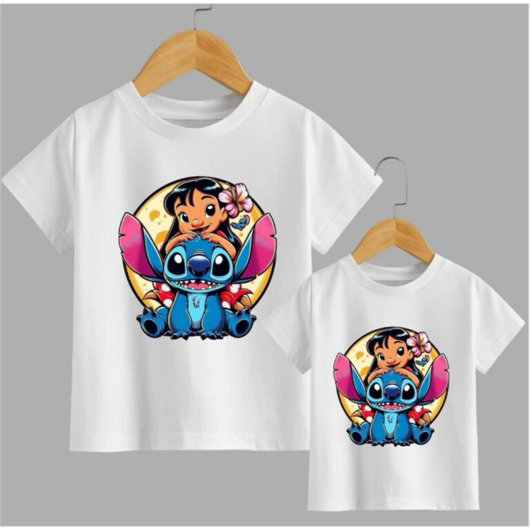 Kit Mãe e Filha Camisetas Malha Macia