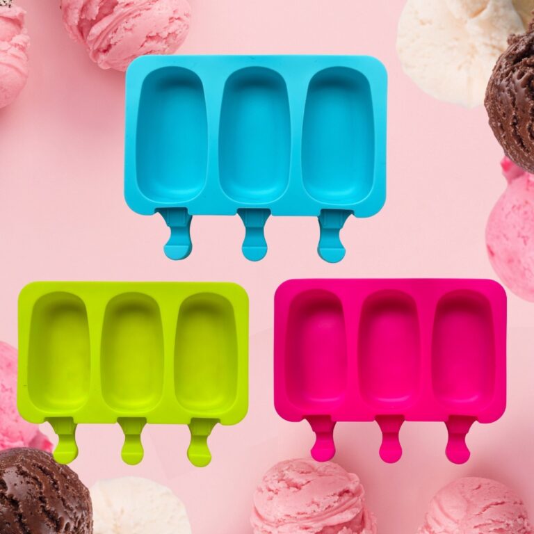 Forma De Sorvete Material Silicone Formato Normal 