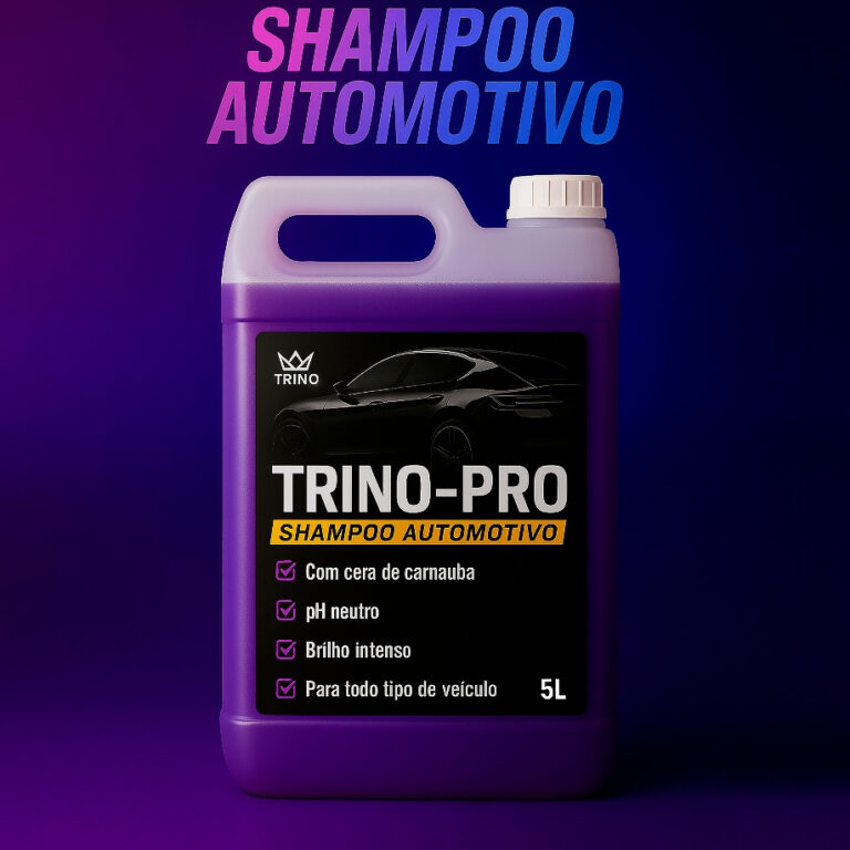 Shampoo com Cera de carnaúba pH Neutro para Lavag