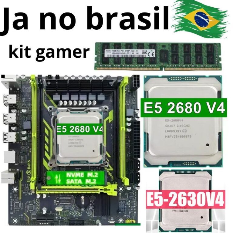 KIT XEON UPGRADE GAMER PLACA MÃE + E5 2680 v4 E5 