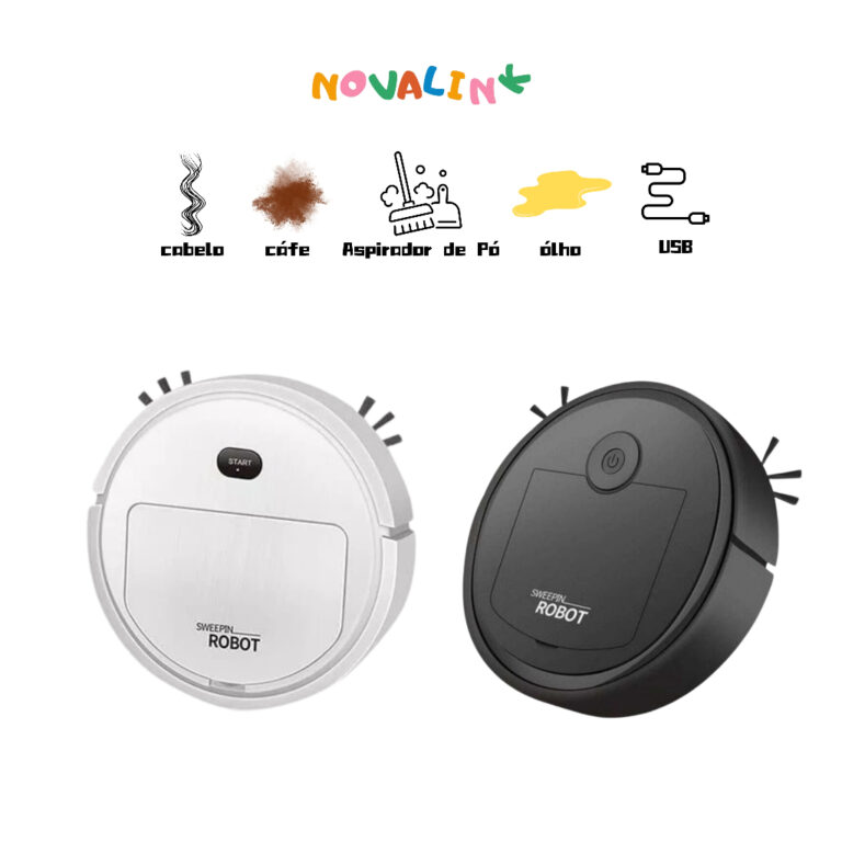 Robô Aspirador De Pó Automática 3 Em 1
