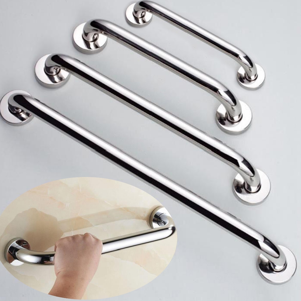 Barra de Apoio para Banheiro Suporte para Idosos e Deficientes Aço Inox – Até 110kg