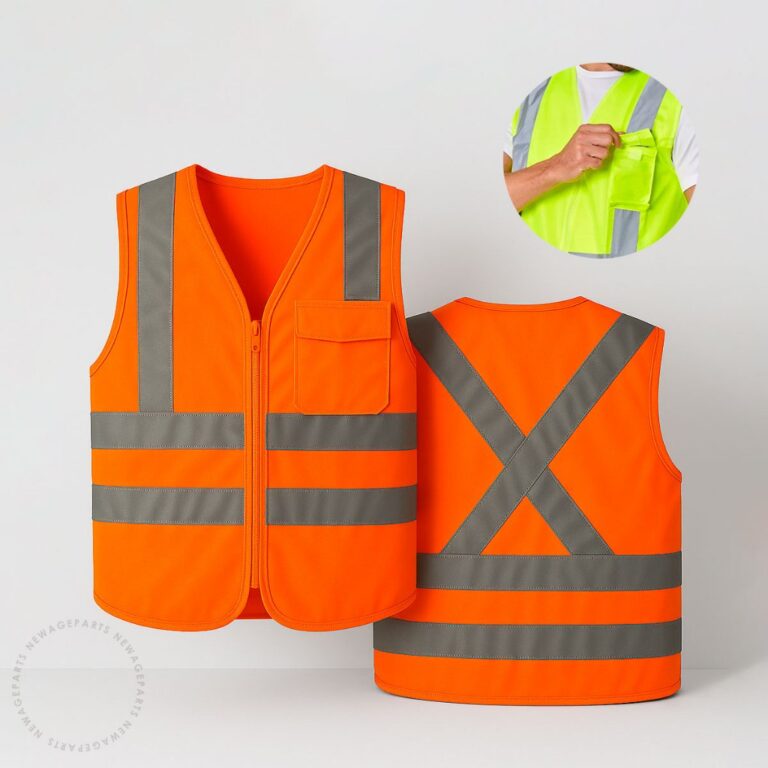 Colete Refletivo Segurança Sinalização Obra Tra