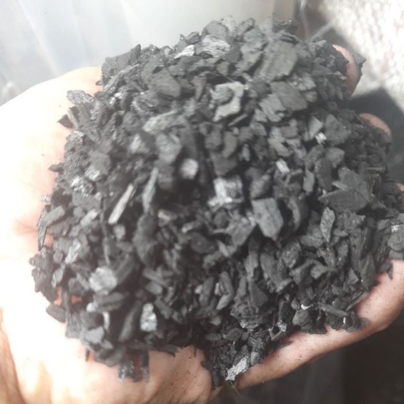 5 kg Carvão triturado G1/G2 pequeno para terrarios, jardim, vasos – Uso Geral