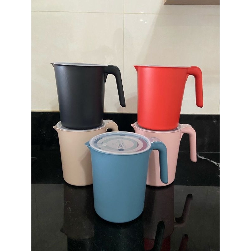 Kit  Jarra  Plástico 1,800ml Água Sucos Bebidas