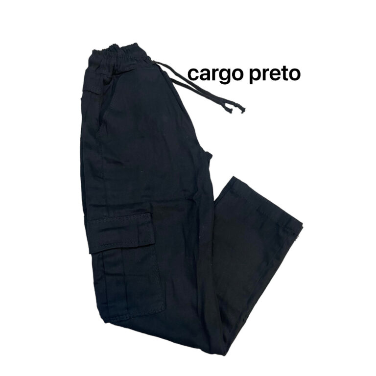 Calça Cargo Infantil cintura C/punho na perna S/p