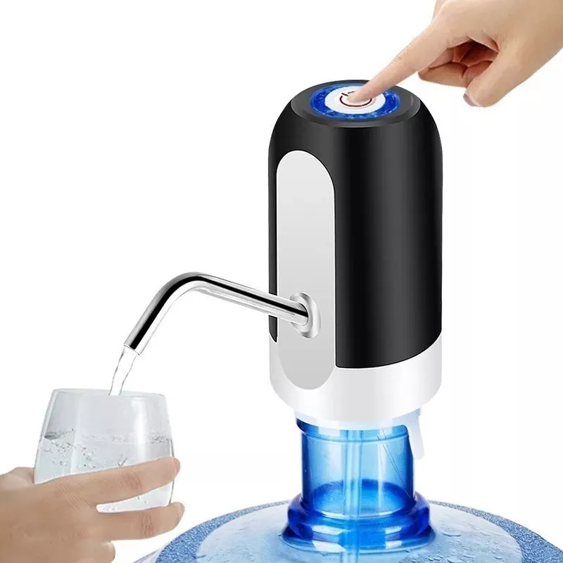 Bomba Elétrica De Galão Universal Para Galão Garrafão DÁgua  Com Carregamento USB